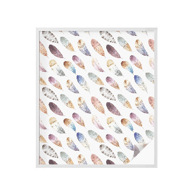 Zonwerende raamfolie Boho veren