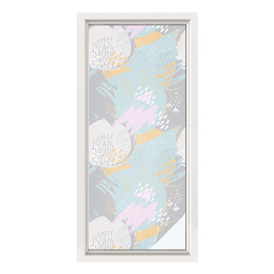 Zonwerende raamfolie glas in lood Abstracte harmonie