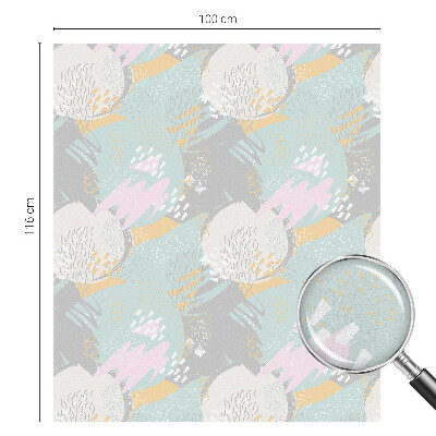 Zonwerende raamfolie glas in lood Abstracte harmonie