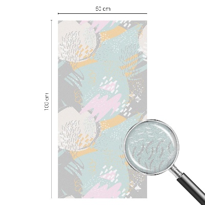 Zonwerende raamfolie glas in lood Abstracte harmonie