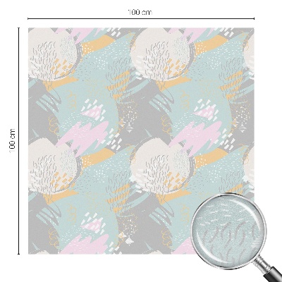 Zonwerende raamfolie glas in lood Abstracte harmonie