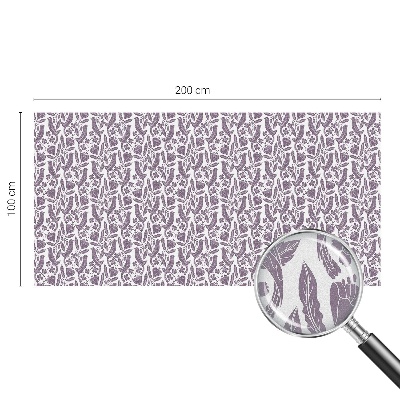 Anti inkijk raamfolie Volksmotieven