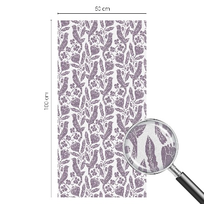 Anti inkijk raamfolie Volksmotieven