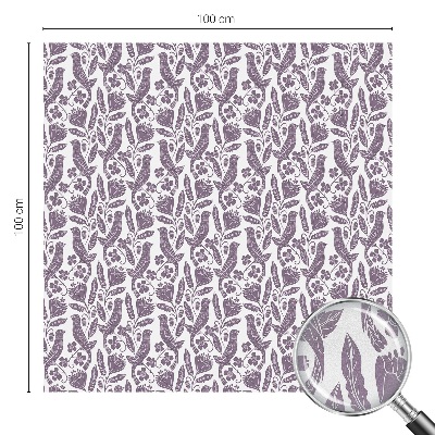 Anti inkijk raamfolie Volksmotieven