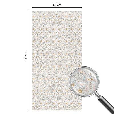 Zonwerende raamfolie Bloemensymmetrie