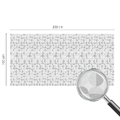 Zonwerende raamfolie glas in lood Geometrische patronen