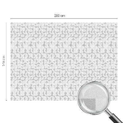 Zonwerende raamfolie glas in lood Geometrische patronen