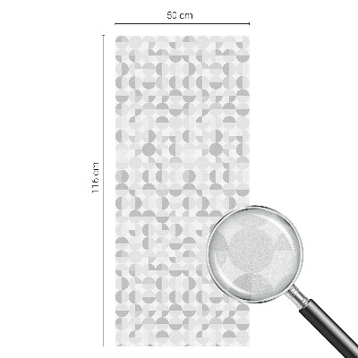 Zonwerende raamfolie glas in lood Geometrische patronen