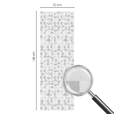 Zonwerende raamfolie glas in lood Geometrische patronen