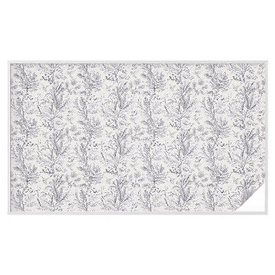 Zelfklevende raamfolie glas in lood Bladeren en vlinders