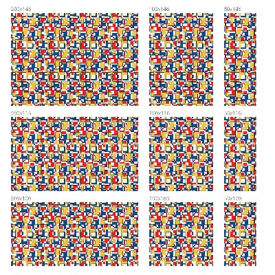 Zonwerende raamfolie Geometrische vormen