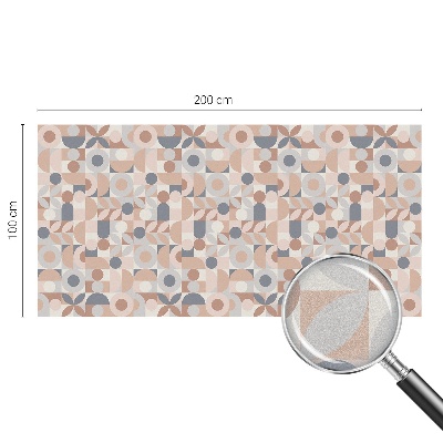 Zelfklevende anti inkijk folie glas in lood Abstracte mozaïek