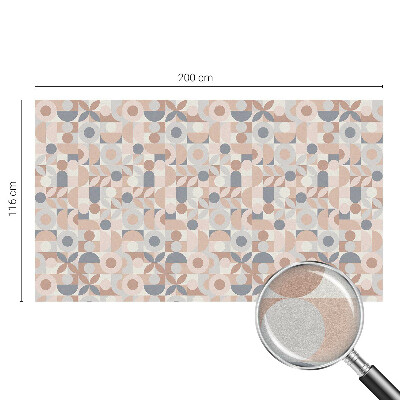 Zelfklevende anti inkijk folie glas in lood Abstracte mozaïek