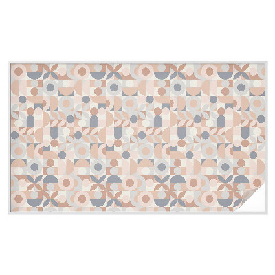 Zelfklevende anti inkijk folie glas in lood Abstracte mozaïek