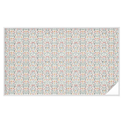 Zonwerende raamfolie glas in lood Vos vertrekt