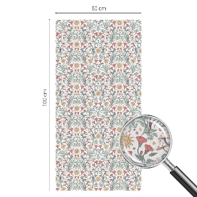 Zonwerende raamfolie glas in lood Vos vertrekt