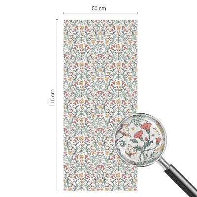 Zonwerende raamfolie glas in lood Vos vertrekt