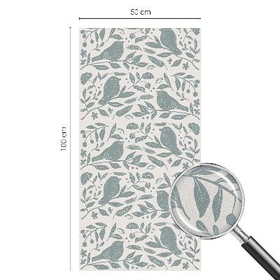 Anti inkijk raamfolie Vogelmotief