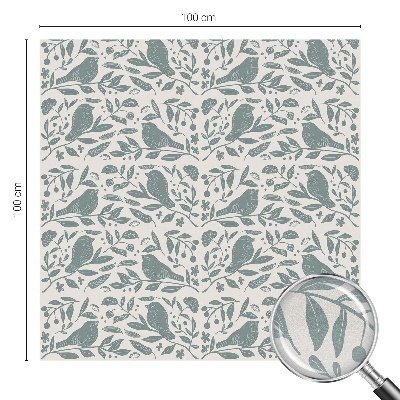 Anti inkijk raamfolie Vogelmotief