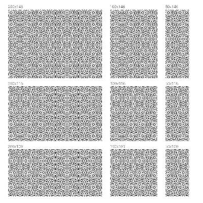 Zonwerende raamfolie Geometrische halve cirkels