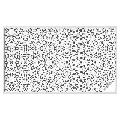 Zonwerende raamfolie Geometrische halve cirkels