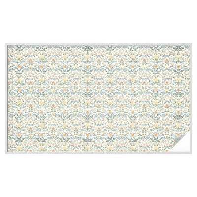 Zelfklevende raamfolie glas in lood Bloemensymmetrie