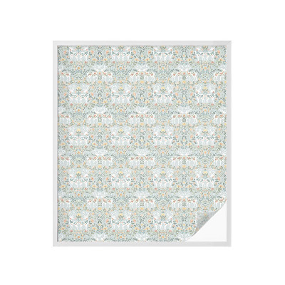 Zonwerende raamfolie glas in lood Hertenbloemen