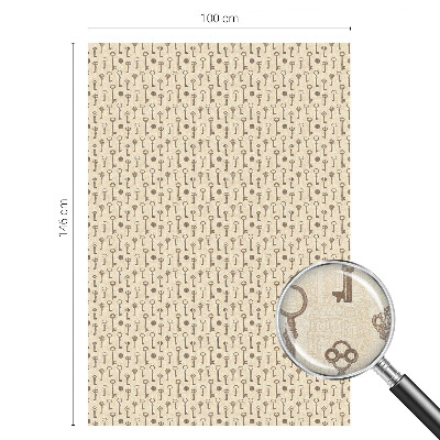 Anti inkijk raamfolie Mysterieuze sleutels