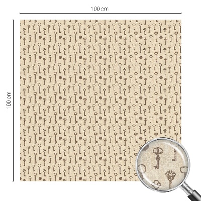 Anti inkijk raamfolie Mysterieuze sleutels