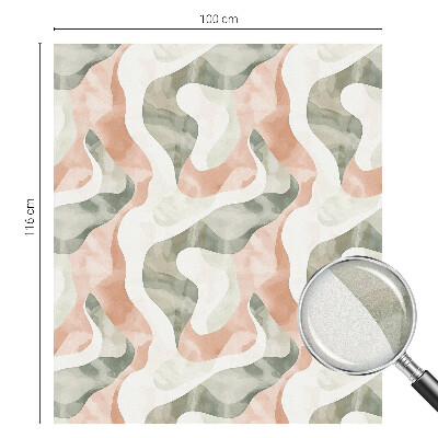 Anti inkijk raamfolie Kleurrijke golven