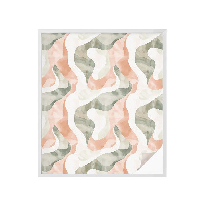 Anti inkijk raamfolie Kleurrijke golven