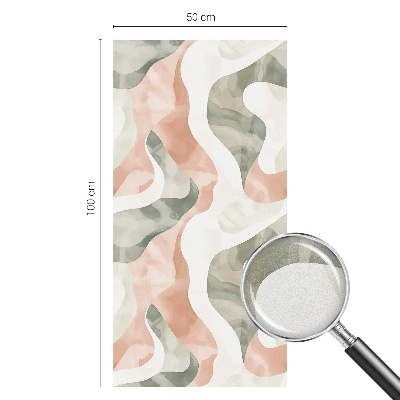 Anti inkijk raamfolie Kleurrijke golven