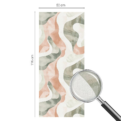 Anti inkijk raamfolie Kleurrijke golven