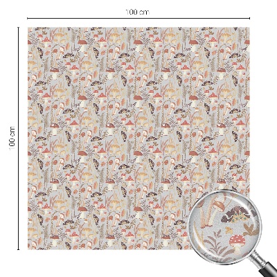 Zonwerende raamfolie glas in lood Bospatroon