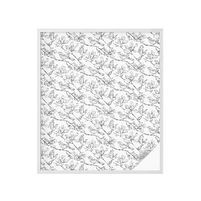 Zonwerende raamfolie Vogels en bloemen