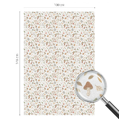 Zelfklevende anti inkijk folie glas in lood Herfstpatronen