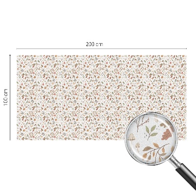 Zelfklevende anti inkijk folie glas in lood Herfstpatronen