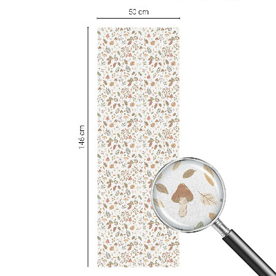 Zelfklevende anti inkijk folie glas in lood Herfstpatronen