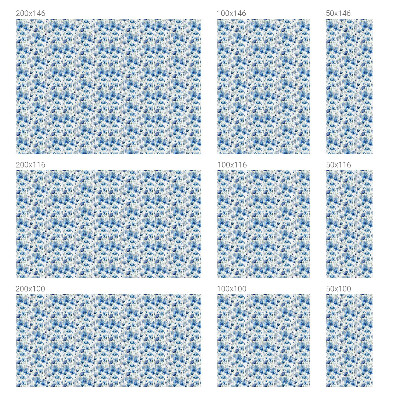 Zonwerende raamfolie glas in lood Aquarelbloemen