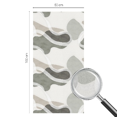 Anti inkijk raamfolie Organisch patroon