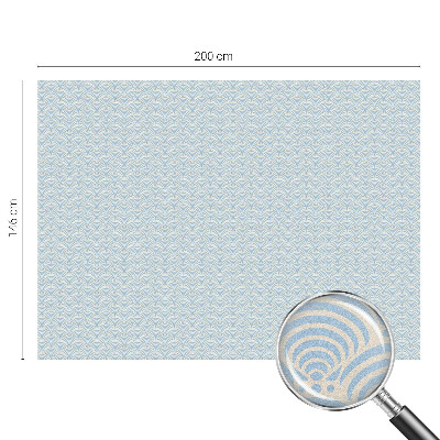 Anti inkijk raamfolie Japanse golven