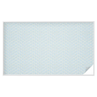 Anti inkijk raamfolie Japanse golven