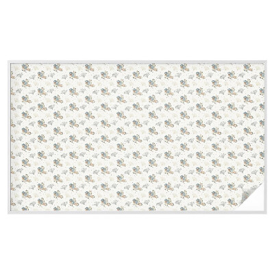 Zonwerende raamfolie glas in lood Vogels patroon