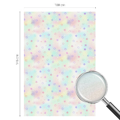 Zelfklevende raamfolie glas in lood Regenboogpatronen