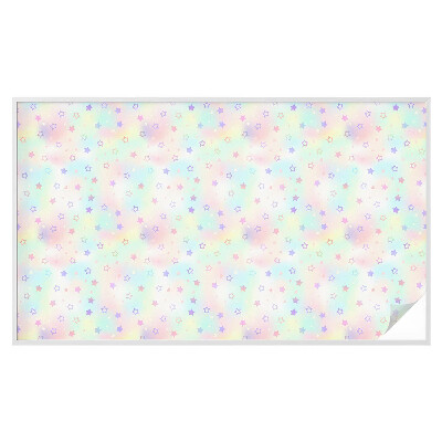 Zelfklevende raamfolie glas in lood Regenboogpatronen