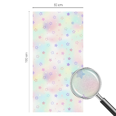 Zelfklevende raamfolie glas in lood Regenboogpatronen