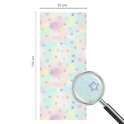 Zelfklevende raamfolie glas in lood Regenboogpatronen