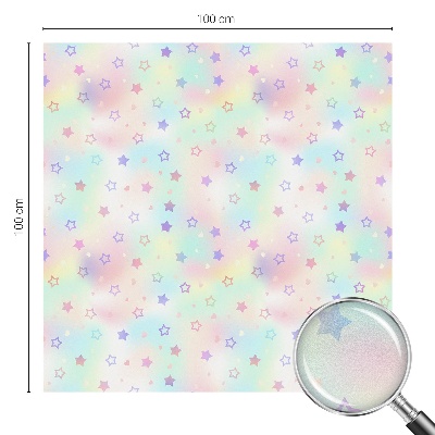 Zelfklevende raamfolie glas in lood Regenboogpatronen