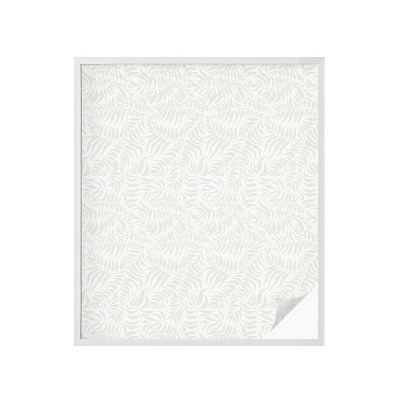 Zelfklevende anti inkijk folie glas in lood Bladrijke elegantie