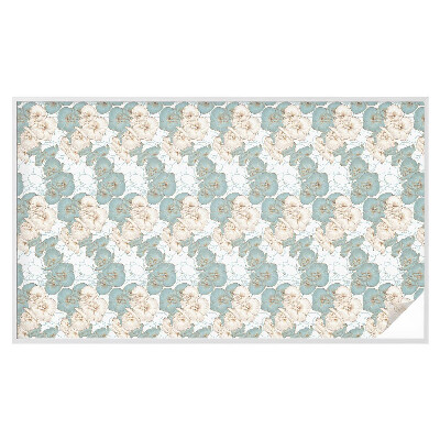 Zelfklevende raamfolie glas in lood Delicate bloemen